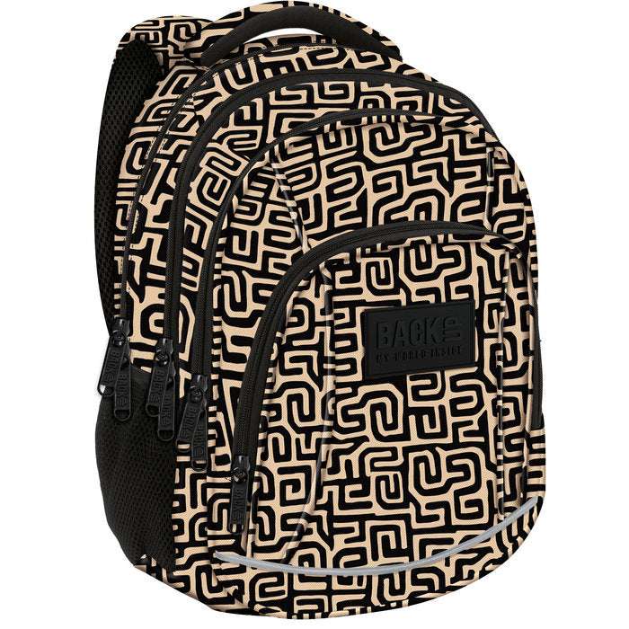 MOCHILA ESCOLAR TRIPLE BACK UP LABERINTO | DERFORM Imagen principal del producto