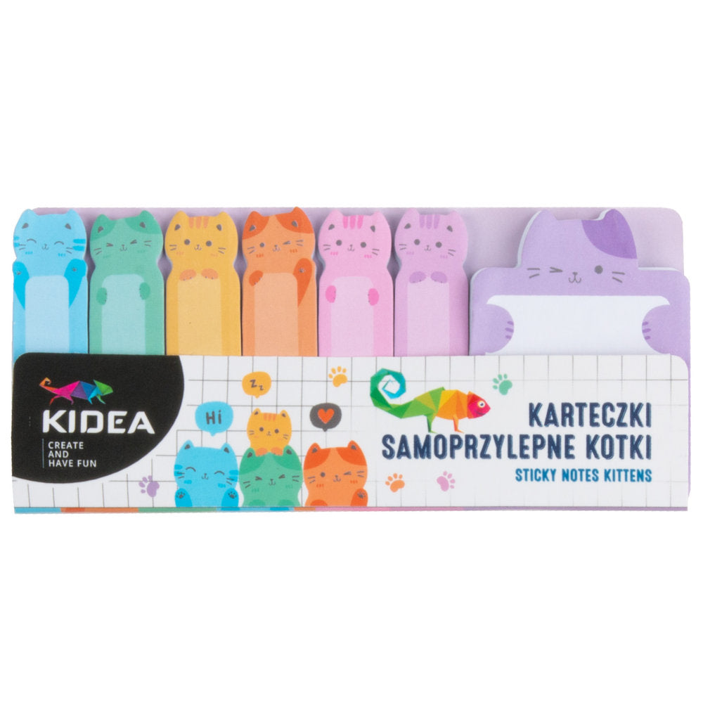 Set de notas adhesivas Gatitos Pastel Kidea Imagen principal del producto