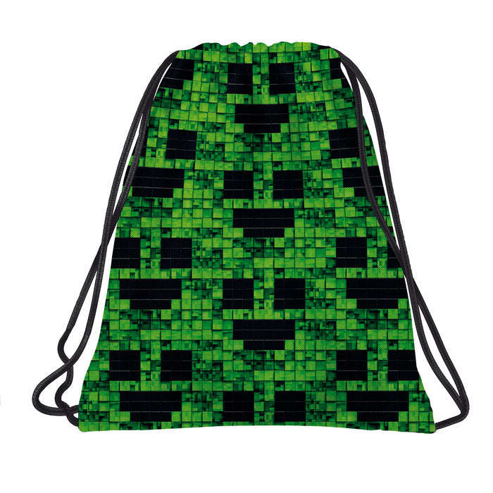 SACO DE CUERDAS CUADRADOS NEON VERDES | DERFORM Imagen principal del producto