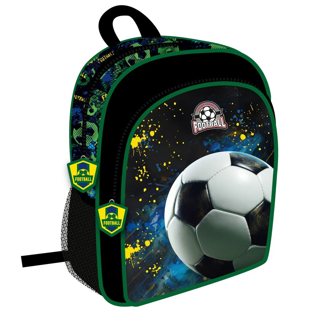MOCHILA INFANTIL 29X24 FOOTBALL | DERFORM Imagen principal del producto