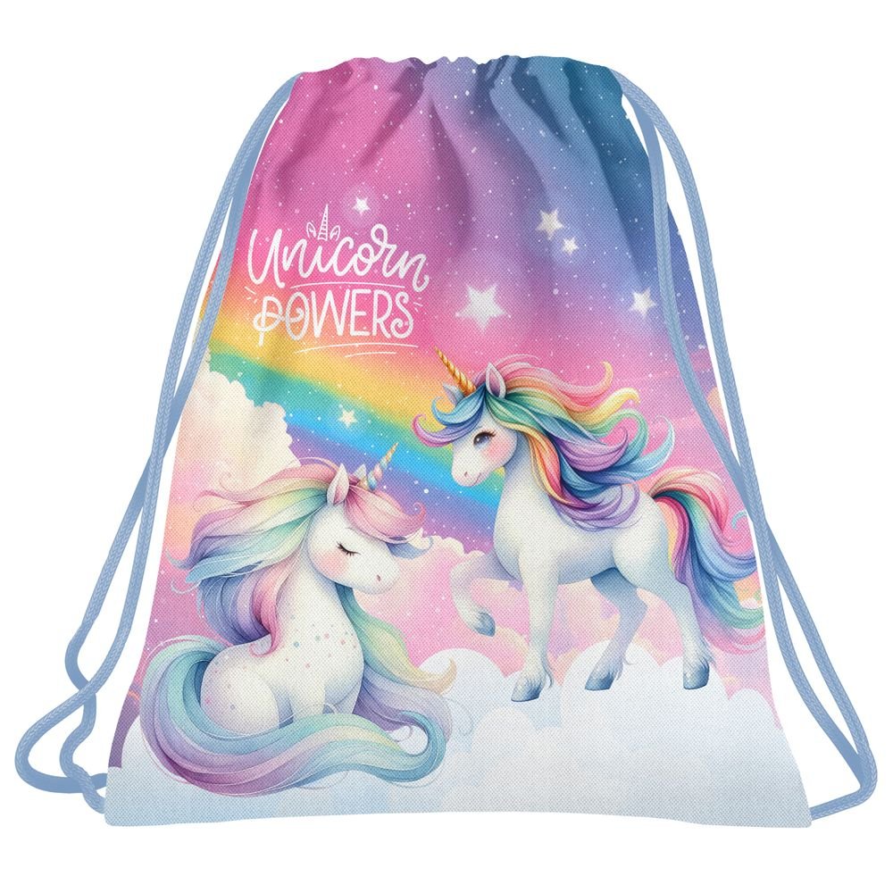SACO DE CUERDAS UNICORNIO ARCOIRIS | DERFORM Imagen principal del producto