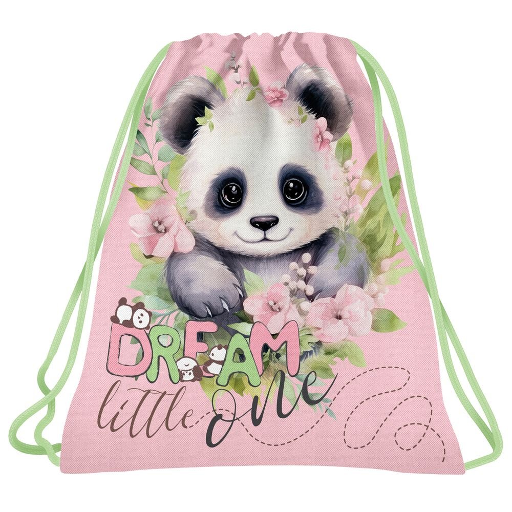 SACO DE CUERDAS OSO PANDA PINK | DERFORM Imagen principal del producto