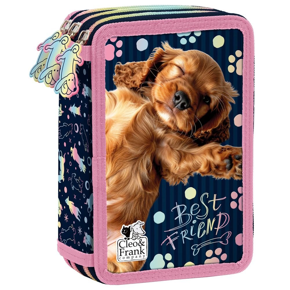 Plumier Triple Relleno con Organizador Best Friend Dog DERFORM Imagen principal del producto