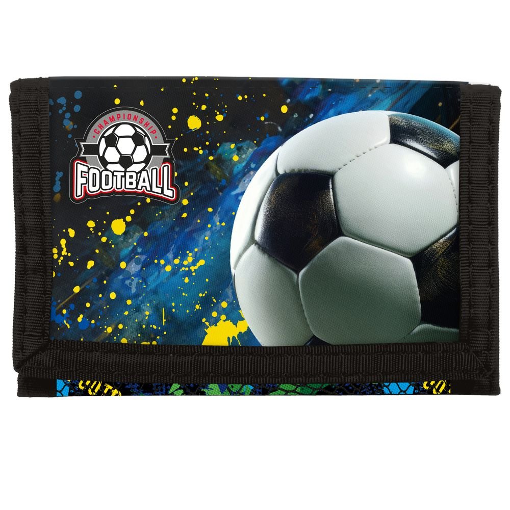 CARTERA BILLETERA INFANTIL VELCRO FOOTBALL | DERFORM | 1 UNIDAD | 5906601705458