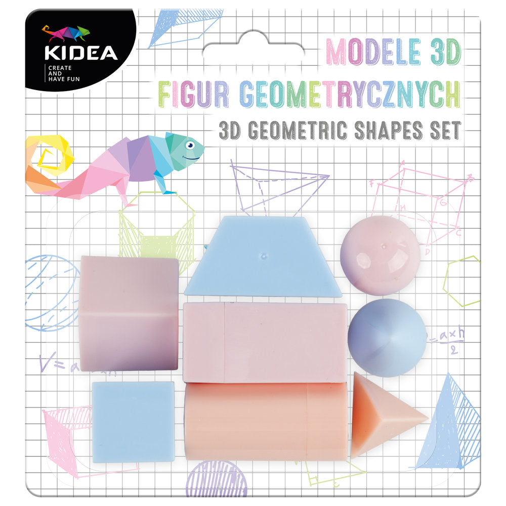 Set Figuras Geometricas 3D Colores Surtidos KIDEA