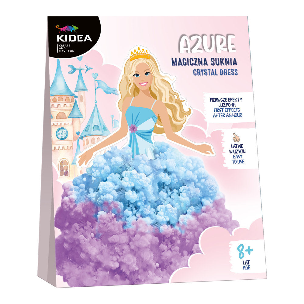 Set Manualidades Vestido de Princesa Mágico Modelo Azul KIDEA Imagen principal del producto