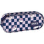 Portatodo ovalado 1 cremallera cuadros hamster lila/negro DERFORM