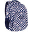 Mochila escolar triple 42x28 cuadros hamster lila y negro DERFORM