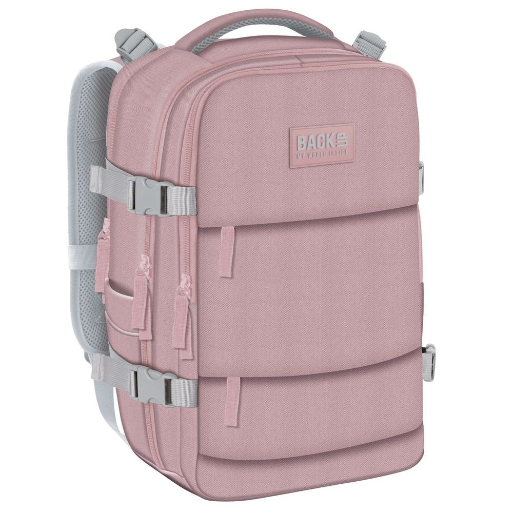 Mochila cabina viaje 40x30 rosa pastel DERFORM