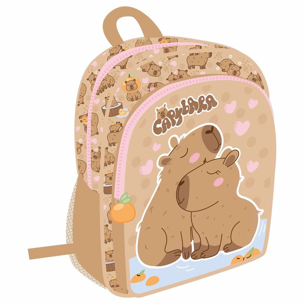 Mochila Infantil 29x24 Capibara Amorosos DERFORM