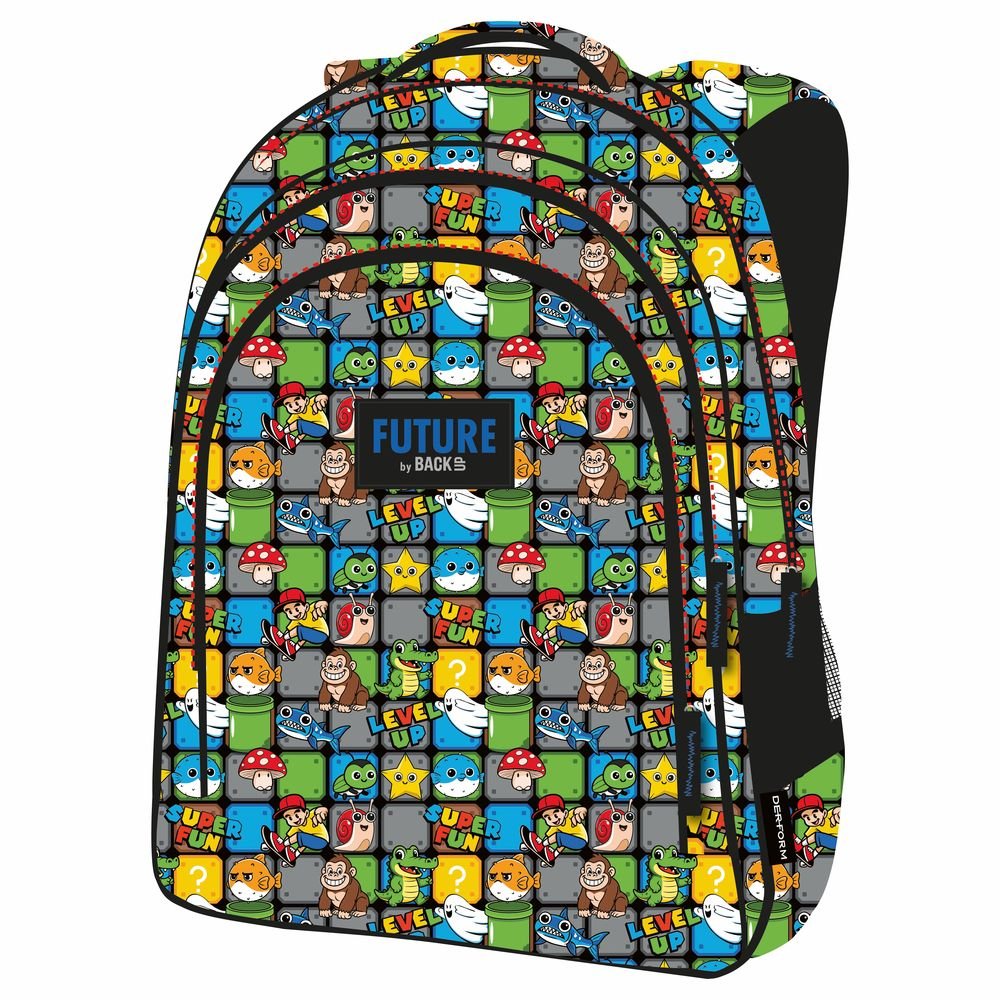 Mochila Juvenil 38x28 Superfun DERFORM