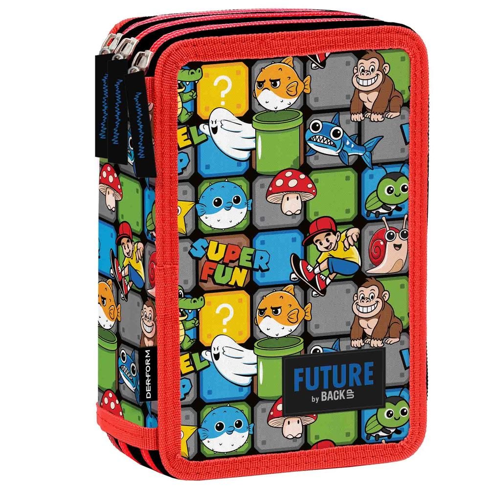 Plumier triple con relleno Superfun Derform