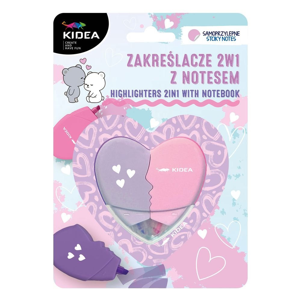 Set 2 Marcadores Mini Forma Corazón Kidea Imagen principal del producto