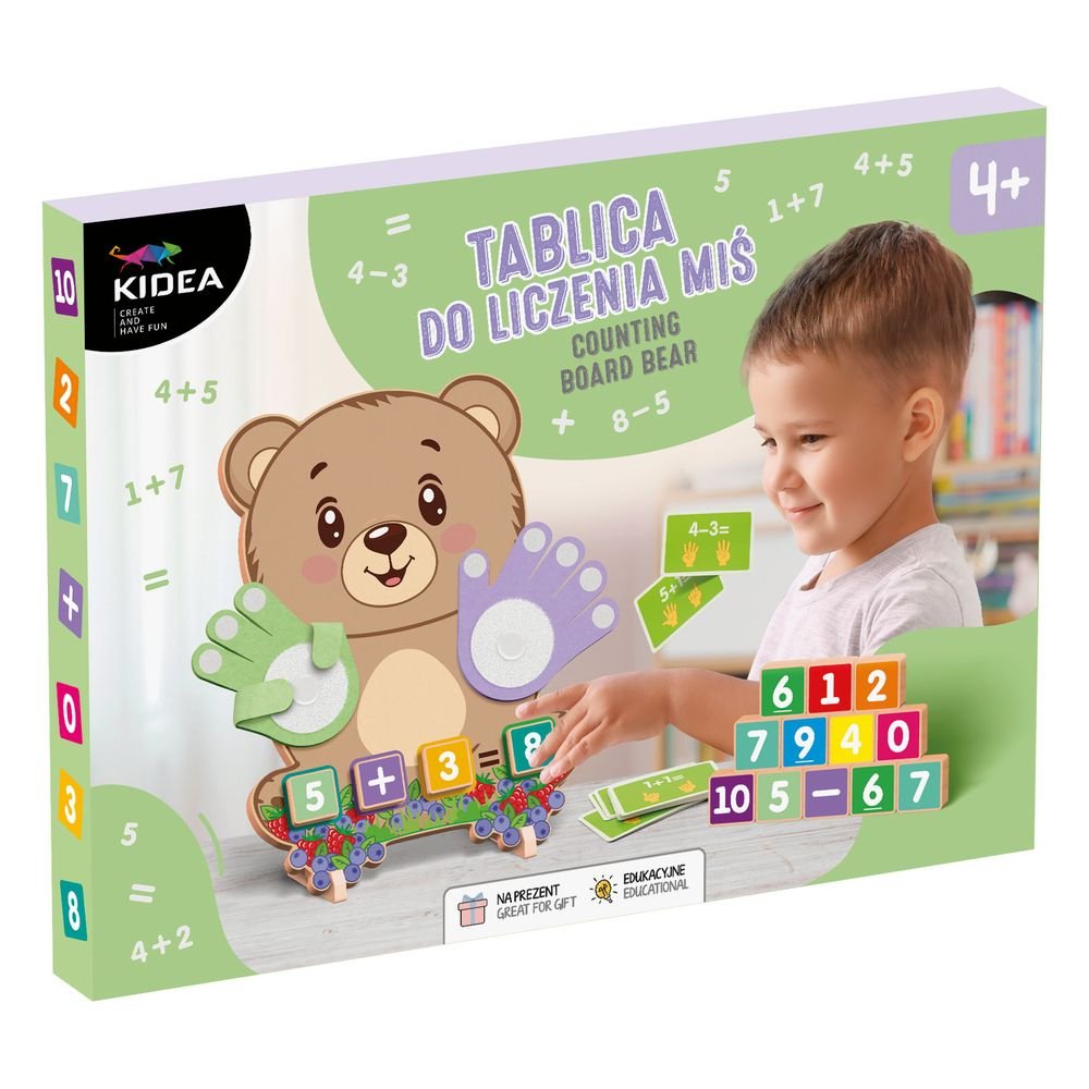 Juego Educativo Aprender Sumas y Restas Osito con Dedos Kidea Imagen principal del producto