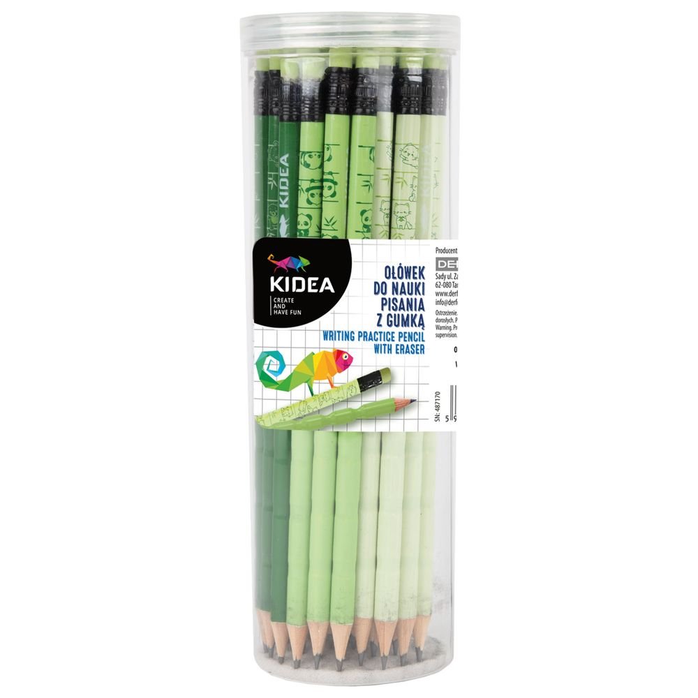 Bote 48 Lápices con Goma Agarre Ergonómico Ositos Bambu Kidea