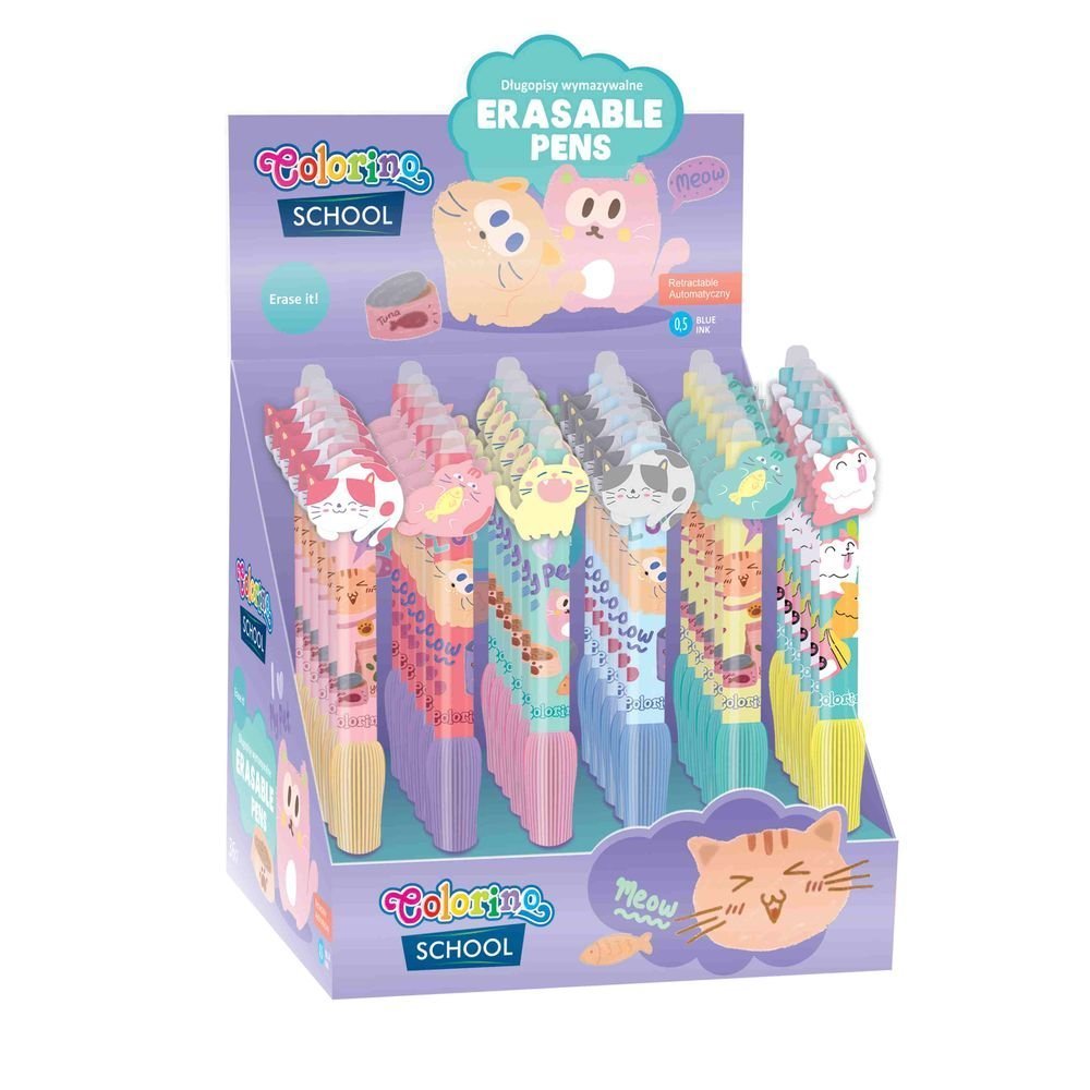 Expositor 36 Bolígrafos Borrables Kawaii Kittens COOLPACK Imagen principal del producto