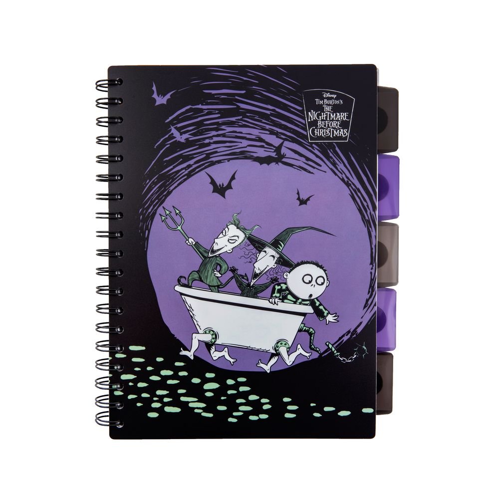 Cuaderno B5 100 Hojas Cuadrícula The Nightmare Before C