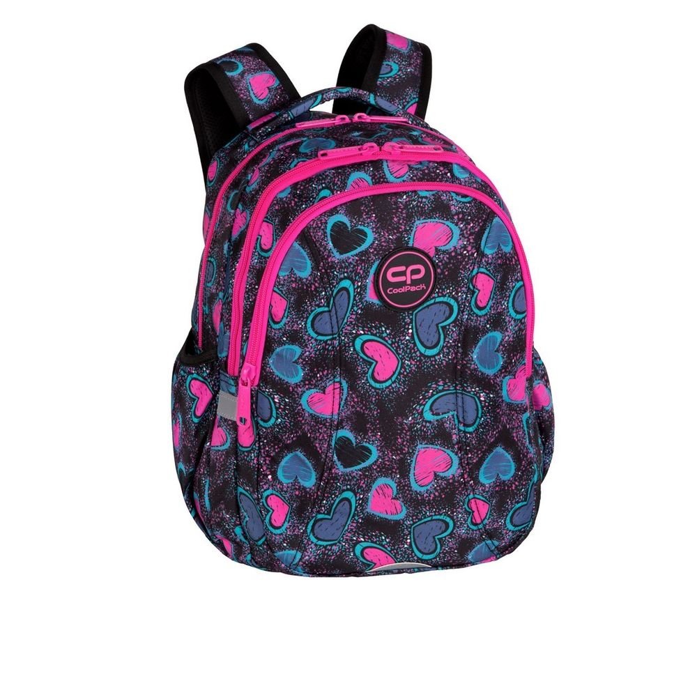 MOCHILA ESCOLAR TRIPLE JOY S PINK DEEP LOVE | COOLPACK Imagen principal del producto
