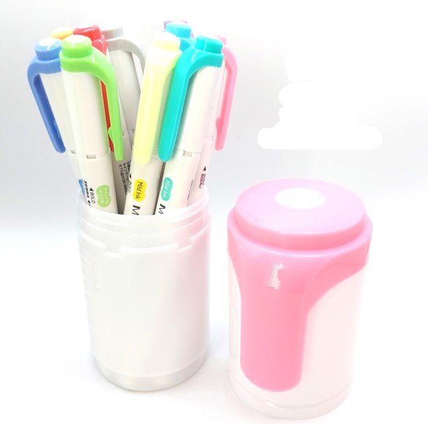 Mildliner Box Fucsia + 10 Rotulador Mildliner Fluor | Zebra Pen | Pack 1 Unidades