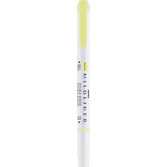 Rotulador Zebra Mildliner Doble Punta Gentle Amarillo Paste | Zebra Pen | Pack 10 Unidades