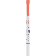 Rotulador Zebra Mildliner Doble Punta Warm Bermellon | Zebra Pen | Pack 10 Unidades