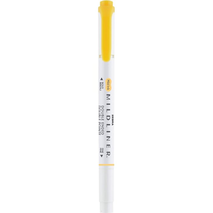 Rotulador Zebra Mildliner Doble Punta Warm Oro | Zebra Pen | Pack 10 Unidades