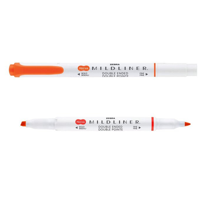 Rotulador Zebra Mildliner Doble Punta Refresh Amarillo Oro | Zebra Pen | Pack 10 Unidades