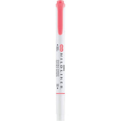 Rotulador Zebra Mildliner Doble Punta Friendly Coral | Zebra Pen | Pack 10 Unidades