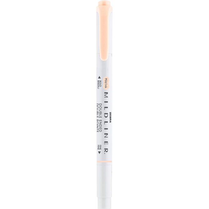 Rotulador Zebra Mildliner Doble Punta Neutral Crema | Zebra Pen | Pack 10 Unidades Imagen principal del producto