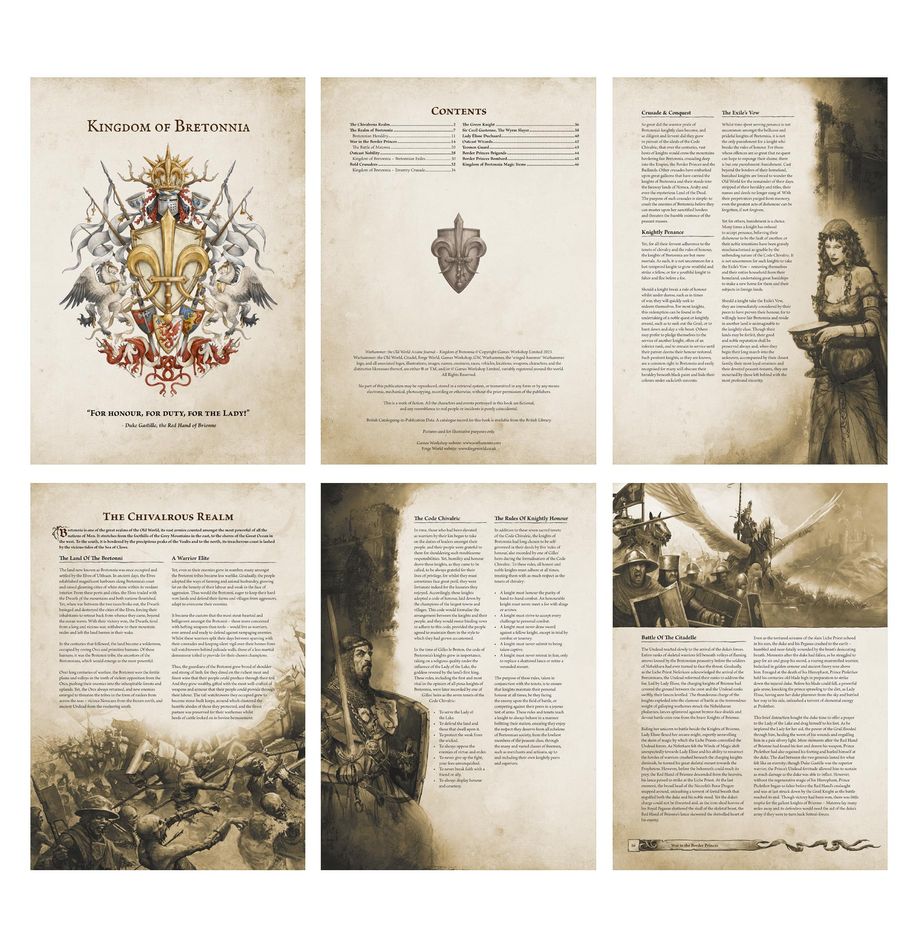 ✅ ARCANE JOURNAL: KINGDOM OF BRETONNIA (INGLÉS) Imagen secundaria del producto
