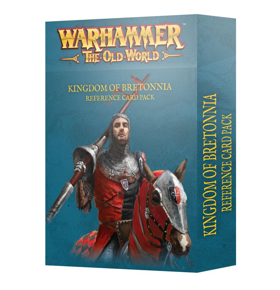 ✅ KINGDOM OF BRETONNIA REFERENCE CARD PACK (INGLÉS) Imagen principal del producto