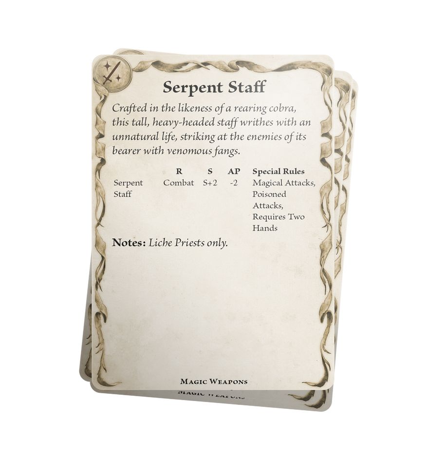 ✅ TOMB KINGS OF KHEMRI REFERENCE CARD PACK (INGLÉS)