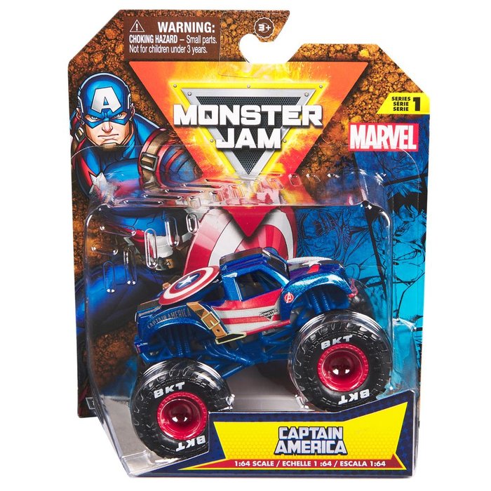 MONSTER JAM SURTIDO VEHICULO MARVEL 1:64 | SPIN MASTER MONTER JAM | 1 UNIDAD | 6811470151970