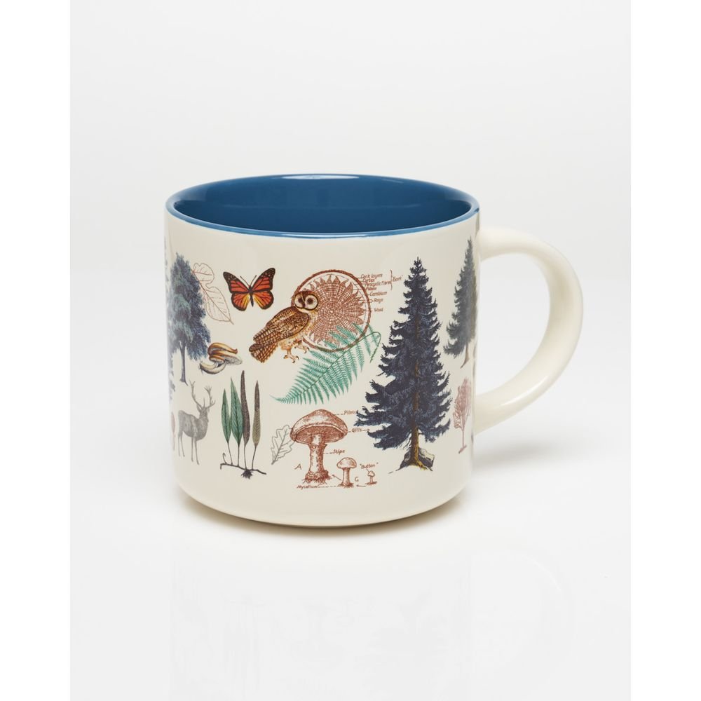 Taza Ceramica Vida del Bosque 430ml