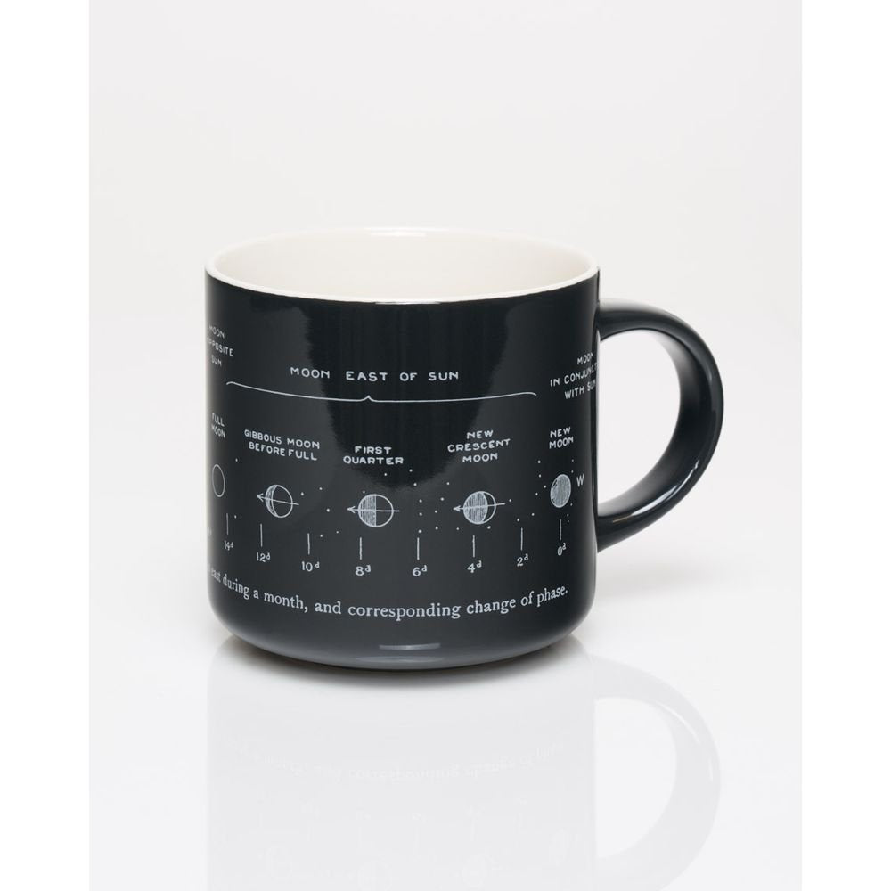 Taza Cerámica Fases Lunares 430ml Cognitive Ciencia