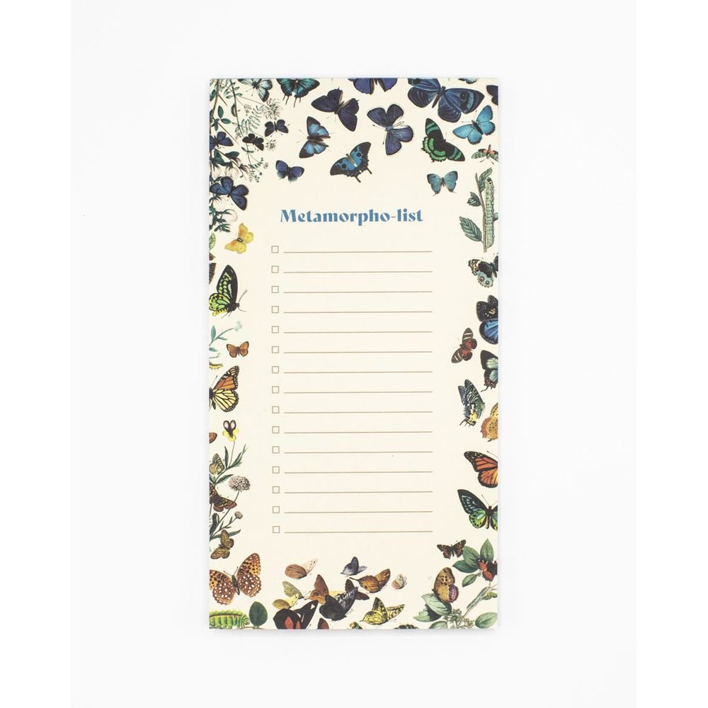 Bloc Notas Reciclado Lista Mariposas Cognitive Ciencia