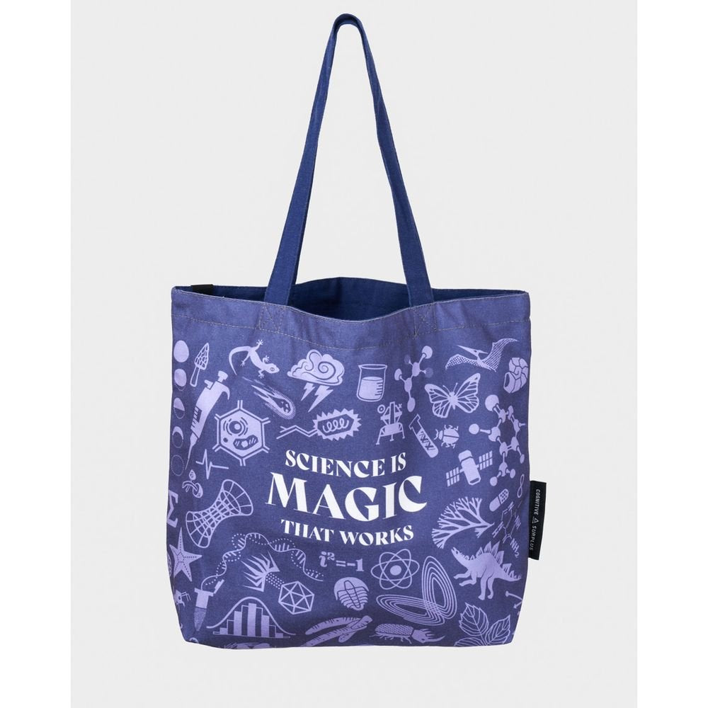 Bolsa Tela de la Compra La Ciencia Es Magia Reversible Cognitive Ciencia Imagen principal del producto