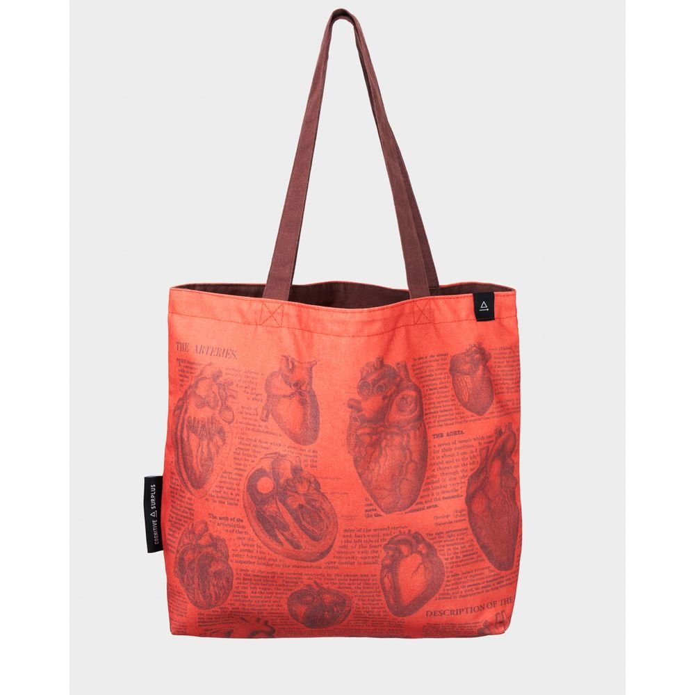 BOLSA TELA DE LA COMPRA CORAZON REVERSIBLE | COGNITIVE CIENCIA | 1 UNIDAD | 6919594956362