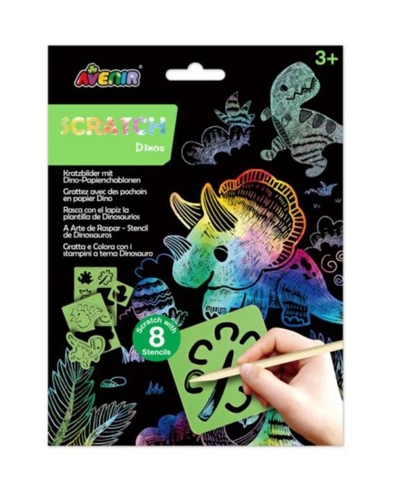 Plantilla Dinosaurios Scratch Avenir Imagen principal del producto