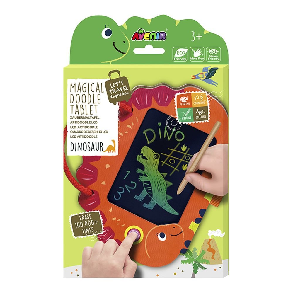 Tablet LCD Dinosaurio Avenir para Manualidades y Juegos Imagen principal del producto