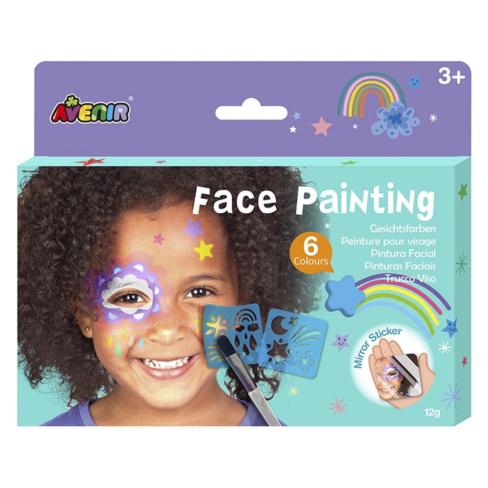 Set maquillaje facial 6 pinturas chica Avenir