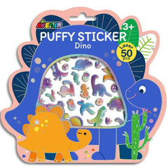 PEGATINAS ACOLCHADAS DINOSAURIOS 3D AVENIR | AVENIR | 1 UNIDAD | 6920773382513