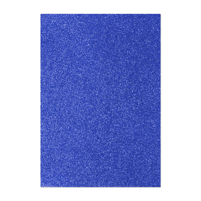Paq/5 laminas goma eva 40x60cm 2cm. purpurina azul Imagen principal del producto