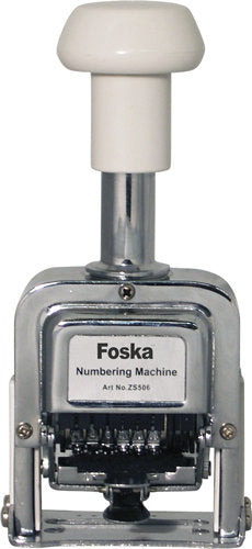 NUMERADOR FOSKA 5 MM 6 BANDAS | 1 UNIDADES | (COLOP ESPAÑA S,L,)