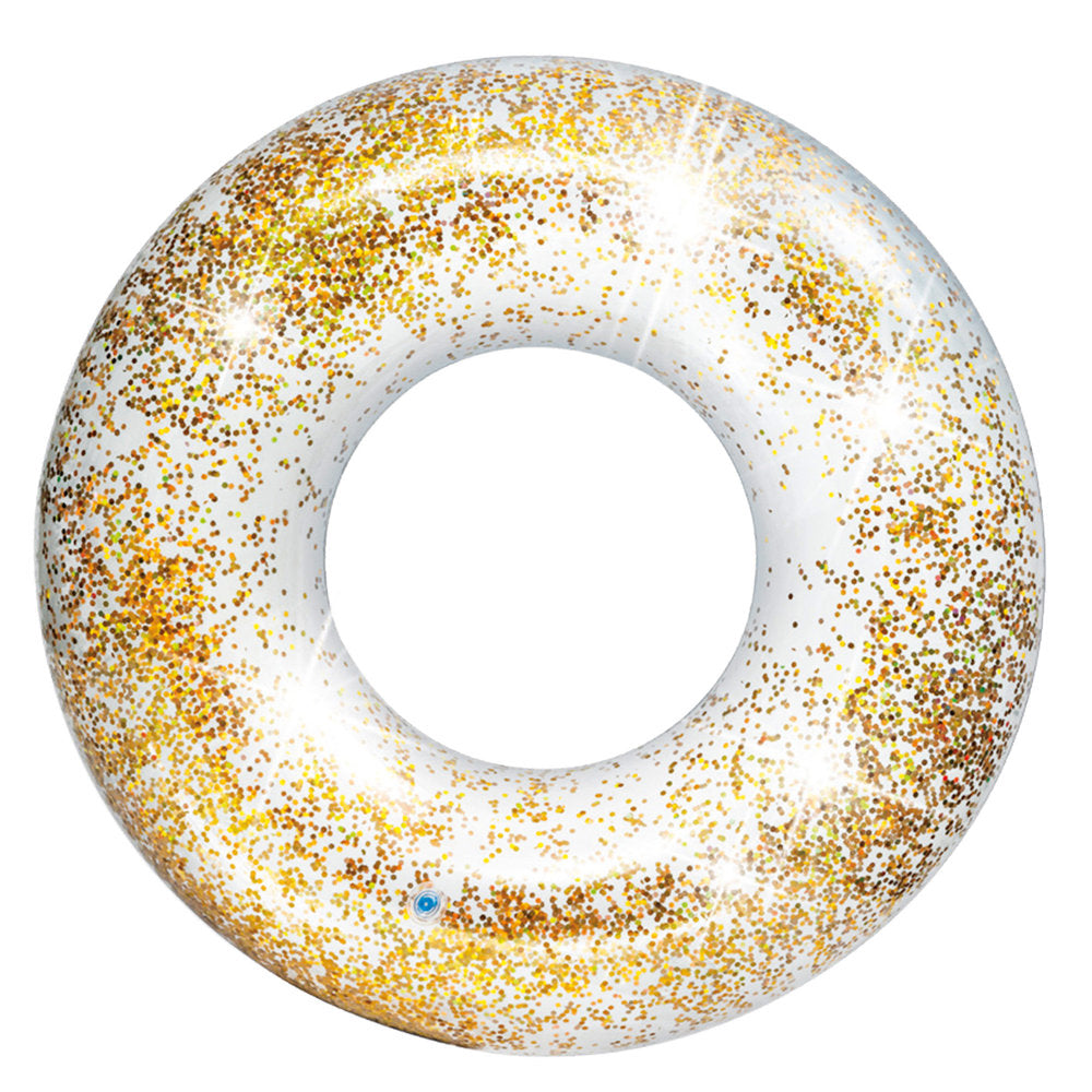 Rueda Transparente Glitter Intex Color Baby D107 cm surtidos