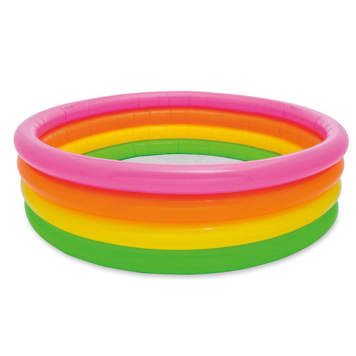 Piscina hinchable 4 aros Sunset 168x46 cm INTEX COLOR BABY