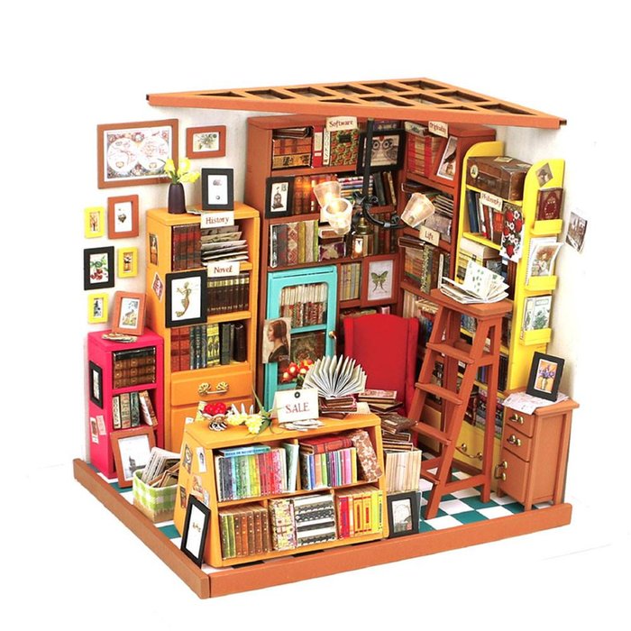 Maqueta Librería de Sam ROLIFE Madnesstoys Maquetas