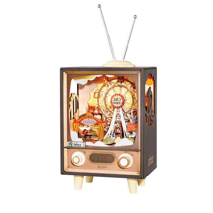 Maqueta TV Retro Sunset Carnival ROLIFE MADNESSTOYS 31 cm