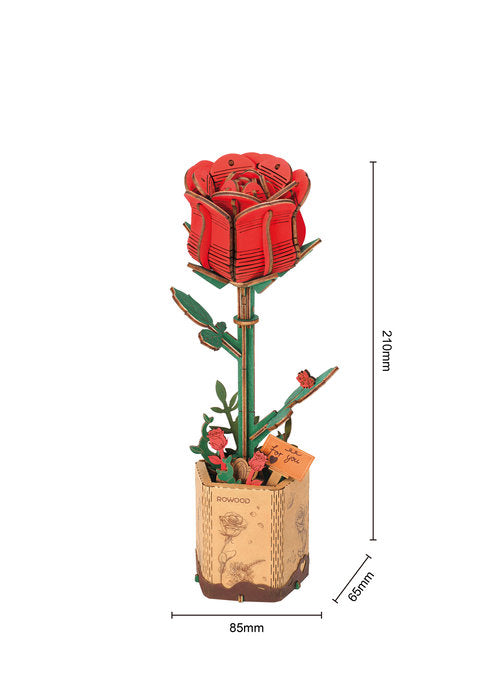 MAQUETA ROSA ROJA | ROLIFE MADNESSTOYS MAQUETAS | 1 UNIDAD | 6946785119251