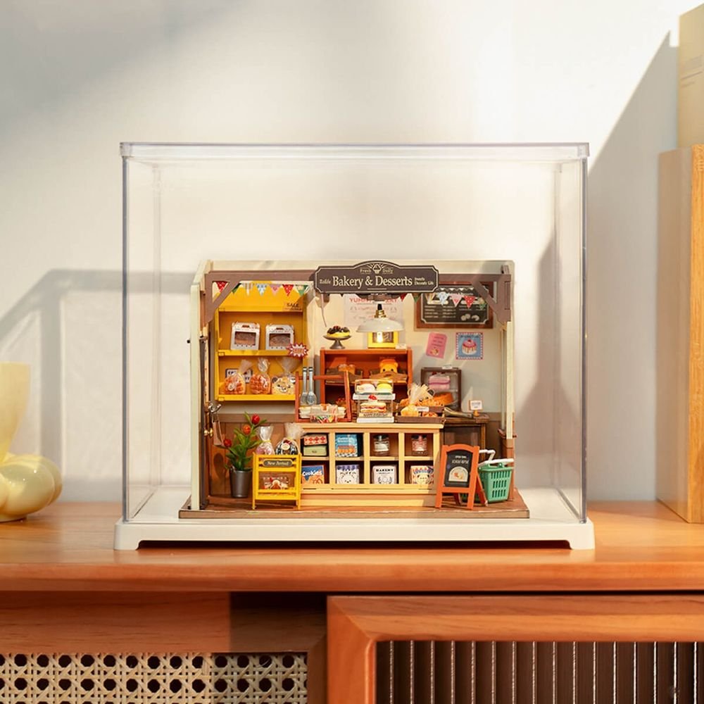 Vitrina vacía de exposición cuadrada ROLIFE MADNESSTOYS MAQUETAS